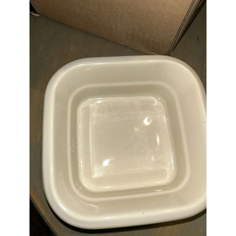 Lenox American by Design Square Baking Dish Lime Green Serving Dish Oven Safe